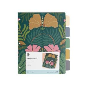 Floral Pattern 5-Tab Dividers